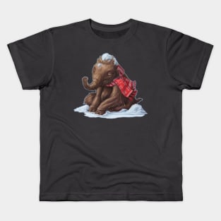 Winter Baby (Mammuthus primigenius) Kids T-Shirt